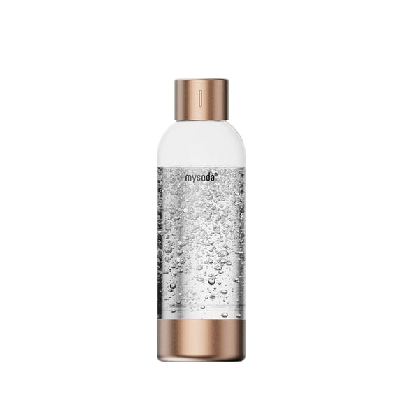 Mysoda Premium BPA Free Water Bottle 1L Copper Quick Lock Sparkling Water Bottle
