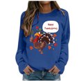 thumbnail image 1 of WEAIXIMIUNG Sweatshirts à Col Rond Graphiques pour Femmes Décontracté Ample Imprimé, 1 of 4