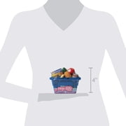 My Life As Miniature Blue Shopping Basket for 18 Dolls, 16 Pieces