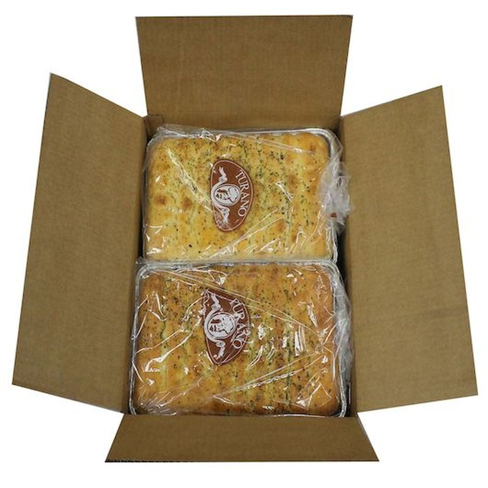 Turano Italian Herb and Garlic Focaccia Roll, 20.5 Ounce -- 8 per case
