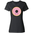 thumbnail image 3 of Inktastic Light Pink Donut Women's T-Shirt, 3 of 5