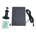 thumbnail image 2 of Solar Panel for Camera, 8W USB Solar Powerd Panel for Security Camera, Doorbell, Outdoor, Homes, IP66 Water Proof, 360 Adjustable Mount, 9.84ft Cable, Micro and Type C Ports, 2 of 7
