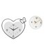 thumbnail image 1 of Reloj de pared acrílico creativo en forma de corazón con diseño redondo moderno, movimiento silencioso, números , arte decorativo para sala de, 1 of 8