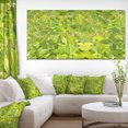 thumbnail image 1 of Feuillage Vert Fuchsia Vif - Impression sur Toile Florale, 1 of 3