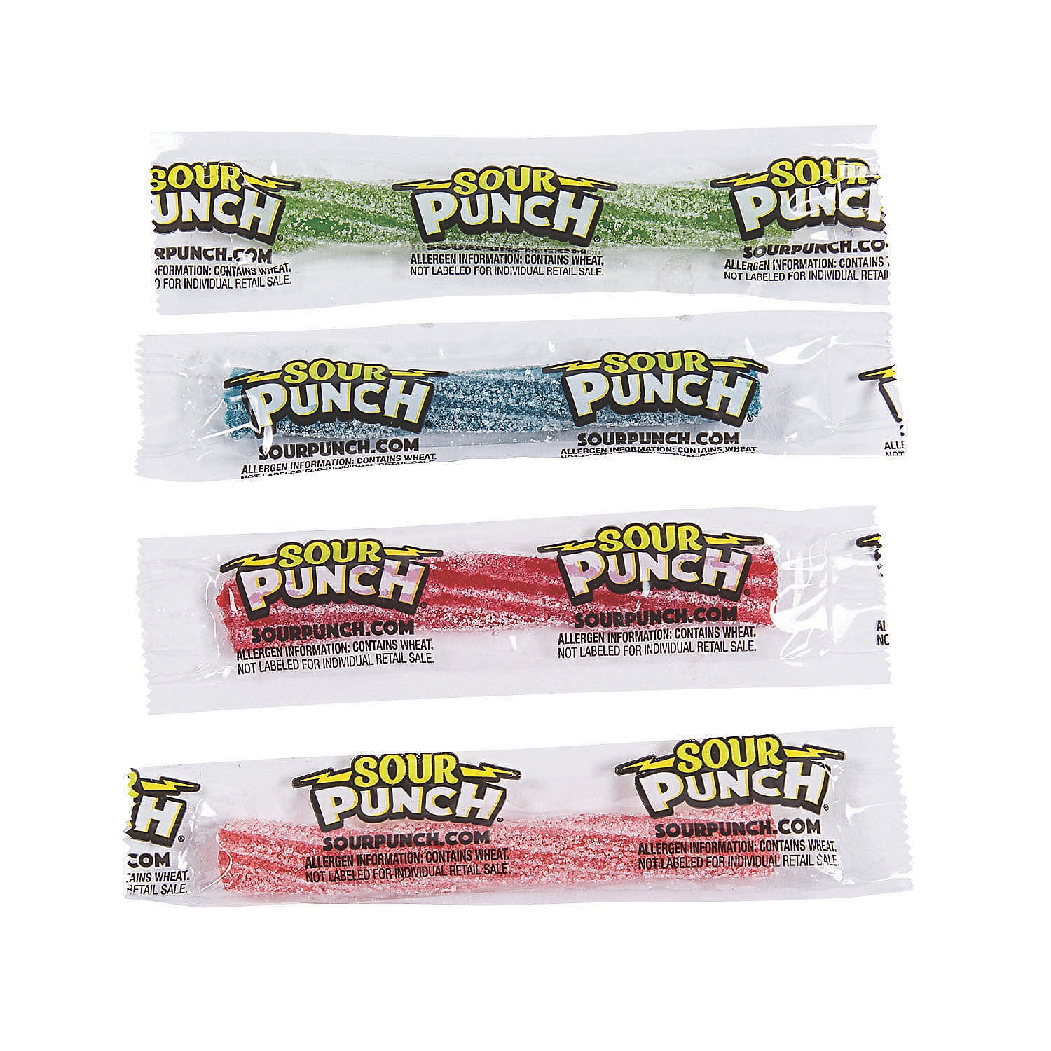 Bulk Sour Punch® Licorice Twists Candy, Edibles, Party Supplies, 1800 Pieces