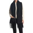 thumbnail image 3 of Steve Madden Womens Winter Blanket Wrap Muffler Scarf Black O/S, 3 of 4