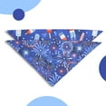 thumbnail image 2 of 4th of July Dog Bandanas 2Pack Independence Day,American Flag Reversible Triangle Patriotic Pet Scarf for Boy and Girl,Memorial Day Bandana for Small Medium Large Dogs Cats(Popsicles|Fireworks Medium), 2 of 5