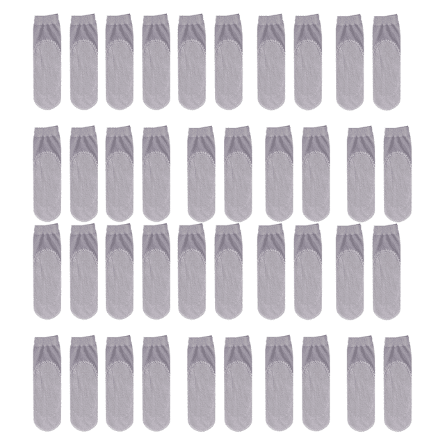 Calcetines tobilleros de nailon transparente medias suaves para fortalecer los dedos de los pies