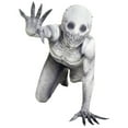 thumbnail image 6 of Morphsuits Kids the Rake Morphsuit Boys Girls Creepepasta Halloween Costume Halloween Gray L, 6 of 8