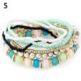 thumbnail image 7 of Bohemian Beads Multi Layered Stretch Bracelet for Woman or Teen Vibrant Colors Casual, 7 of 7