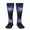2 Black-2, variant on Knee High Socks for Women Digital World Blockchain Long Tube Sock Uniform Socks