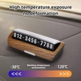 thumbnail image 4 of Car Temporary Parking Sign, Luminous Phone, Hidden Car Plate Number Moving, 4 of 8
