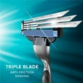 thumbnail image 5 of Gillette Mach3 Razor Handle for Men, 5 of 6