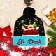 thumbnail image 5 of Gorro Navideño Led de Moda para Invierno, Gorro de Papá Noel con Bolas de Pelo, Gorro de Punto, Gorro de Lana Cálido con Protección para Los Oídos, Imprescindible para Decoraciones Navideñas., 5 of 6