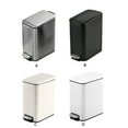 thumbnail image 3 of Baohd Bac de Rangement en Acier Inoxydable 5L avec Seau Intérieur Séparé, Design Mat avec Texture Avancée, type+1 5L type+1 5L, 3 of 6