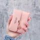 thumbnail image 5 of Monedero pequeño para mujer y , triple compacta delgada, tarjetero, bolsillo para dinero, de mano, , monedero Rosado Salvador monedero de mujer, 5 of 8