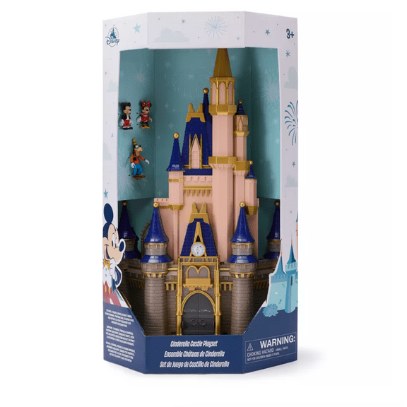 Disney Parks WDW Mickey Minnie Goofy Cinderella Castle Play Set New with Box