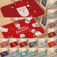 thumbnail image 2 of Alfombra para el piso Sunnimix 24x16 pulgadas Papá Noel, 2 of 8