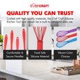thumbnail image 5 of Chef Craft Premium Silicone Wire Cooking Whisk, 10.5 inch, Red, 5 of 9
