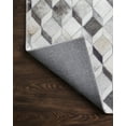 thumbnail image 4 of Loloi II Maddox Printed Cowhide Patchwork Grey / Mocha Area Rug, 4 of 5