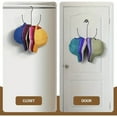 thumbnail image 6 of Stainless Steel Hat Rack with 10 Hooks, Multifunctional Hanging Organizer for Hats Caps Scarves Bags, Space Saving Over Door Wall Mount Storage for Entryway Closet Bedroom Organization, 6 of 9