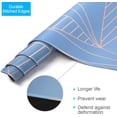thumbnail image 3 of Desk Mat, Extended Gaming Mouse Pad Large 31.5" x 15.7" XL Keyboard pad with Stitched Edges Non Slip Base, Water-Resistant Computer Laptop Desk Pad for Office and Home (Blue Geometry), 3 of 6