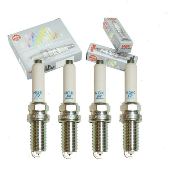 4 pc NGK Laser Platinum Spark Plugs compatible with Audi A3 1.8L 2.0L L4 2015-2020