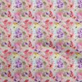 thumbnail image 1 of oneOone Velvet Red Fabric Abstract Floral Craft Projects Decor Fabric Printed By The Yard 58 Inch Wide-1ra, 1 of 5
