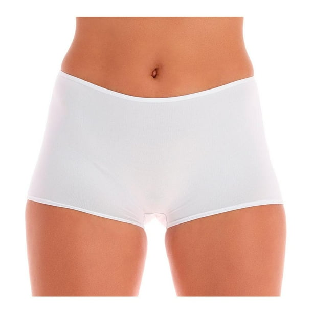 Bóxer para mujer Marel EG Largo en Algodón Blanco