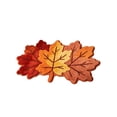 thumbnail image 2 of Yhmxh Thanksgiving Pumpkin Bathroom Rugs Fall Maple Leaf Shape Bath Mat Autumn Kitchen Mat Non Slip Doormat Cute Orange Floor Mat Decorative for Front Door Entryway Kitchen Bedroom 27.56"x17.72", 2 of 6