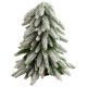 thumbnail image 1 of Árbol de Navidad de 40 cm de alto para escritorio, hogar, cocina, cenas, fiestas, árboles de Navidad, decoraciones, nieve Árbol verde nieve, 1 of 8