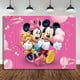 thumbnail image 1 of Fondos de fotografía de Minnie Mouse personalizables, tela de vinilo, sesión de fotos para niños, fiesta de cumpleaños de bebé, estudio fotográfico, 1 of 4
