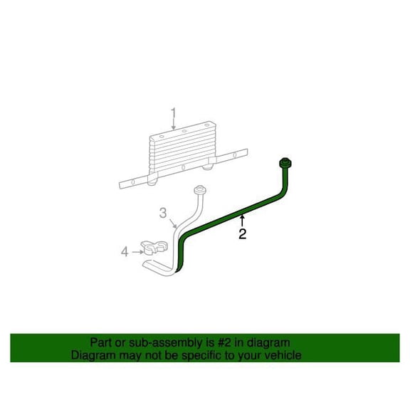 GM 20835125 Pipe Asm-Trans Fluid Clr Upr