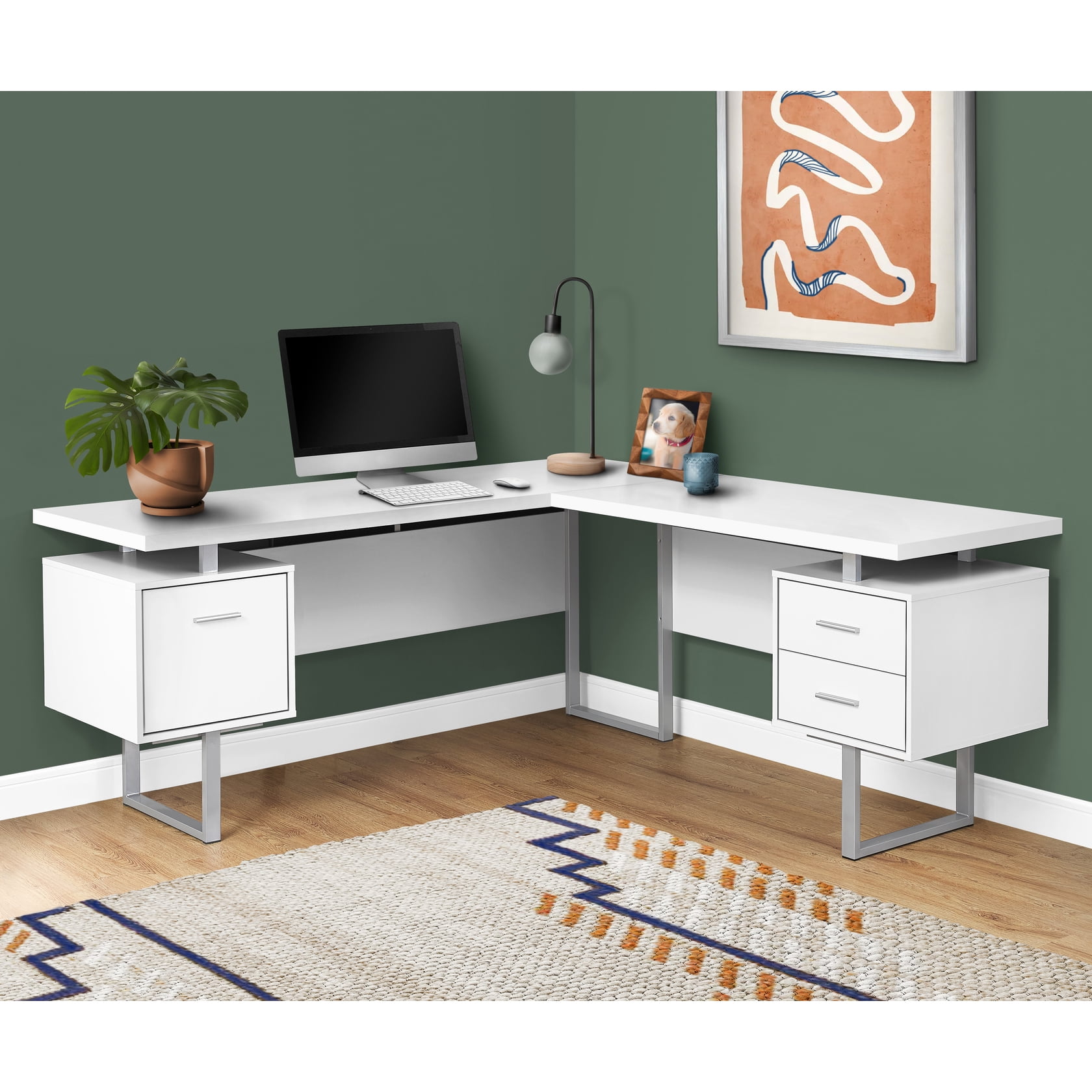 Monarch specialties on sale computer desk white