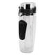 thumbnail image 2 of Botella de agua con infusor de frutas, agarre antideslizante, tapa abatible, botellas de agua infundidas para mujeres y hombres, botella de infusión de agua a prueba de fugas, color negro, 2 of 10