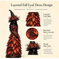 thumbnail image 6 of Enchanted Autumn Witch Figurine,12.2*4.3 Inch Hand-Painted Resin Fall Witch Figurine with Floral Witch Hat for Indoor Autumn and Halloween Tabletop Hobby Display, 6 of 9