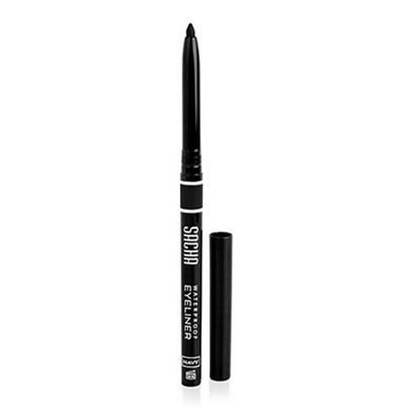Eye Liner Pencil by Sacha Cosmetics, Best Cream Waterproof Long Lasting Eyeliner Makeup Definer, 0.035 oz, (Best Black Eyeliner Pencil Uk)