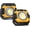 Yellow, variant on 2-Pack Rechargeable Work Light, 2400LM Dual-Sided LED Work Light, 4-80H Runtime, Stepless Dimming 2700K-8000K COB Floodlight + 1000LM Spotlight, 360? Rotating Stand & Hook (Red)
