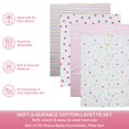 thumbnail image 3 of Spasilk Baby 23 Piece Essential Basics Layette Clothing Set for Newborn and Infant Girls, Gift Baskets and Showers, Pink Flowers, 3 of 7