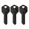 thumbnail image 1 of KeySmart AirKey KW1 Blanks de Llave de Aluminio 3 Piezas Negro, 1 of 6