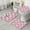 Cute Halloween Pattern, variant on Cute Halloween Pattern Bathroom Rugs Sets 3 Piece,Toilet Cover Set,Absorbent Non Slip Bathroom Mats Sets with U-Shaped Contour Rug Toilet Rug Set
