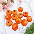 thumbnail image 4 of 12 Pack Mini Pumpkins Realistic Fall for Home Garden Thanksgiving and Halloween Tabletop Display, 4 of 5