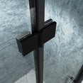 thumbnail image 3 of JimsMaison 30 to 31-3/8 in. W x 72 in. H Bi-Fold Semi-Frameless Shower Doors in Matte Black Finish, 3 of 10