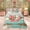 Green Pink D, variant on Feelyou Rose Flower Letter Full Size Comforter Sets for Women Girls, Teal Retro Rustic Wood Bedding Comforter Set, Grey Reversible, 3pcs, 1 Comforter and 2 Pillowcases