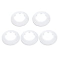 thumbnail image 1 of 5PCS Tapa de tubería decorativa 2.5in/64mm cubierta de brida de plástico PP, blanca, 1 of 6