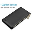 thumbnail image 4 of Tekcoo Womens RFID Bifold Multi Card Case Thin Wallet with Zipper Pocket, 4 of 8
