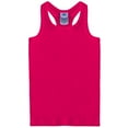 thumbnail image 2 of Basico Girl's Racer Back Tank Top 100% Cotton Sleeveless, 2 of 4
