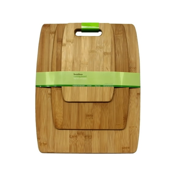 Oceanstar 3-Piece Bamboo Cutting Board Set