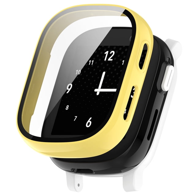 Ergonomic PC+Tempered Glass Watch Cover Integrated Design Anti Drop Durable Comfortable Protective For Watches