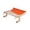 A004- Orange, variant on Cat Hammock Bed, Wall - Mounted Wooden Cat Perch with Removable Washable Cushion, Pink Cat Window Seat for Indoor Cats, Balcony, Window Sill